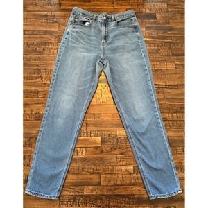 American Eagle Outfitters Straight Leg Jeans - Light Blue Wash